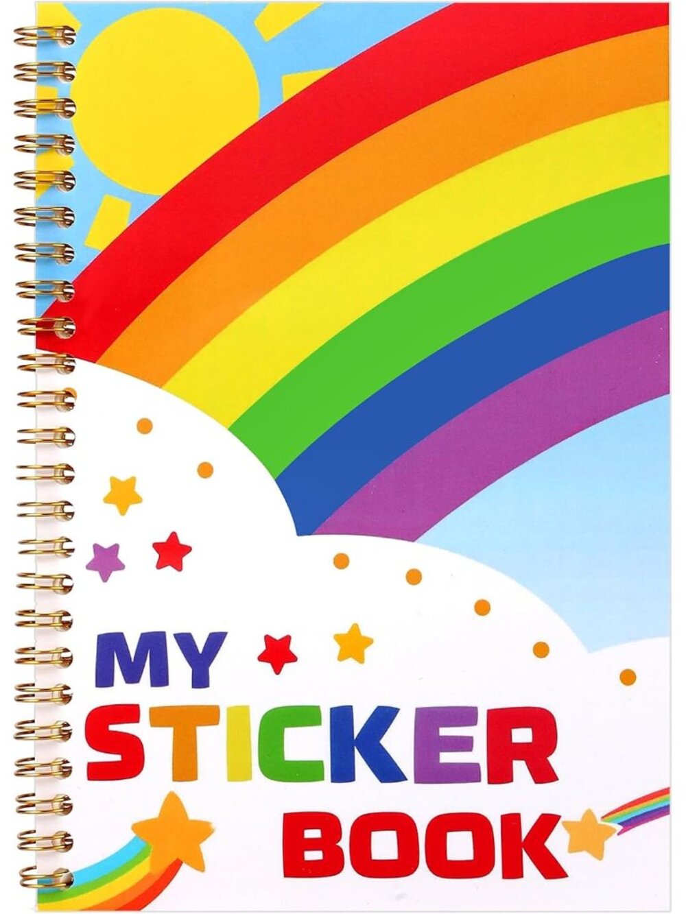 Reusable Sticker Collecting Book,A5 Stickers Organizer Book with Tool